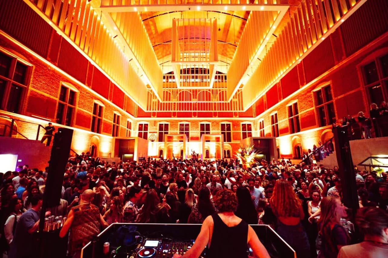 Dance floor at Rijksmuseum Amsterdam